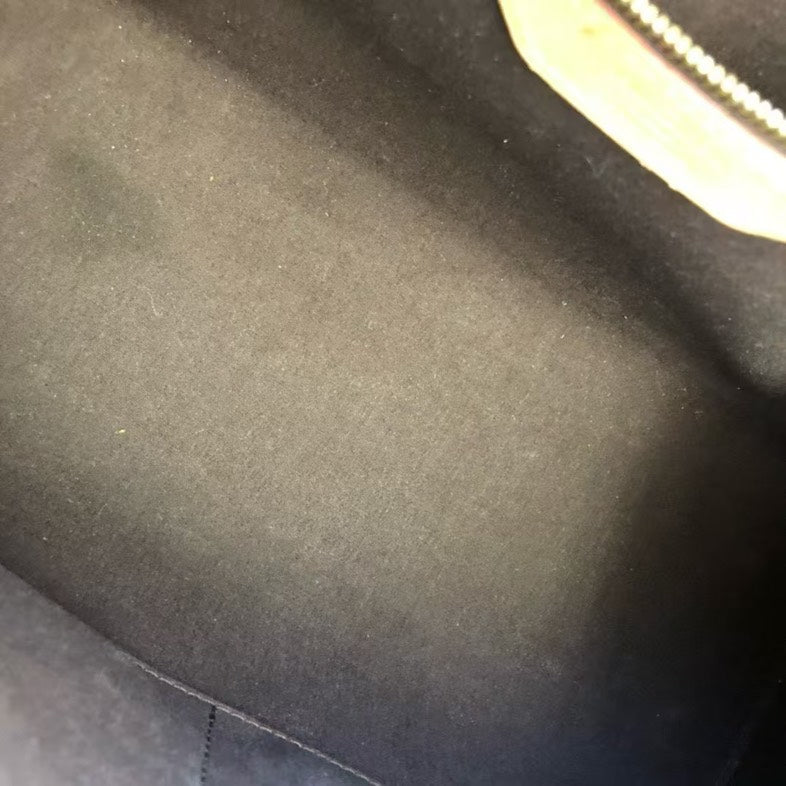 Louis Vuitton Brea Black Patent Leather Two Way Bag Medium