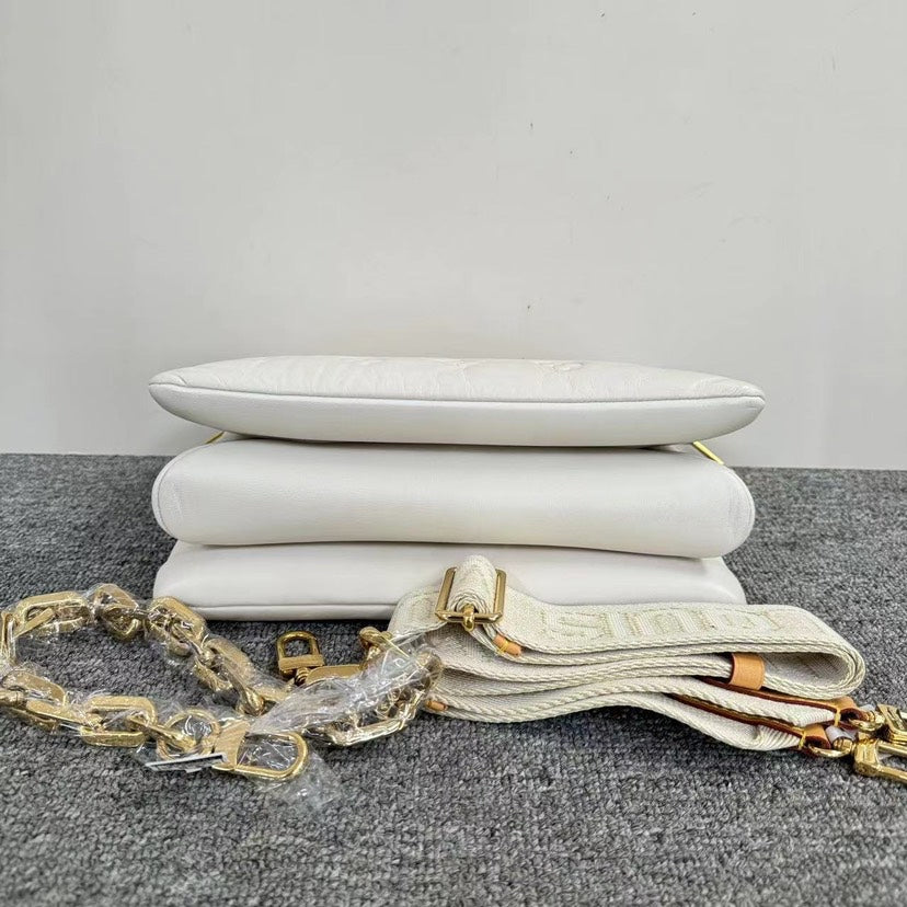 Louis Vuitton Coussin White Bag