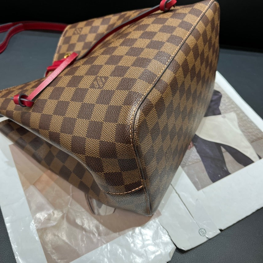 Louis Vuitton Damier Neo Noe Brown Canvas Bucket Bag 26x26x17cm