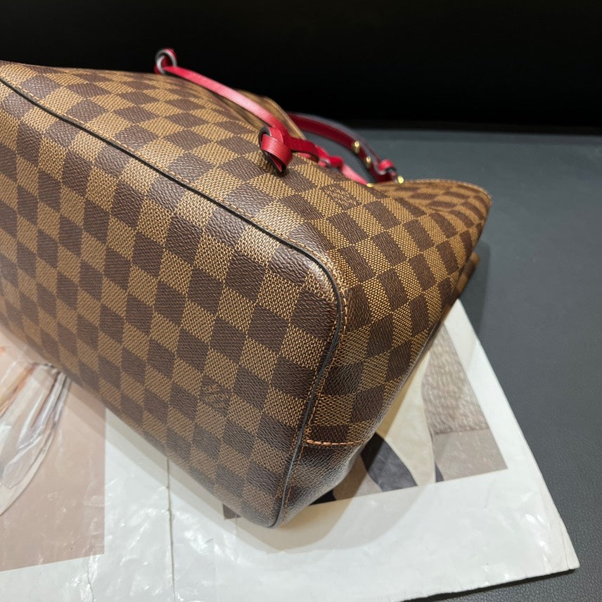 Louis Vuitton Damier Neo Noe Brown Canvas Bucket Bag 26x26x17cm