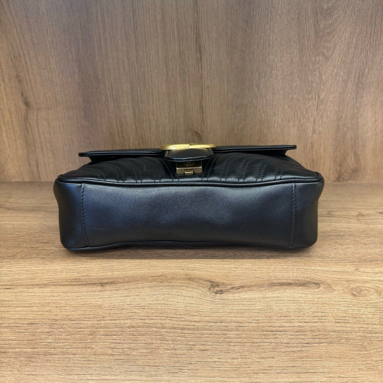 Gucci Marmont Black Leather Crossbody Bag Small