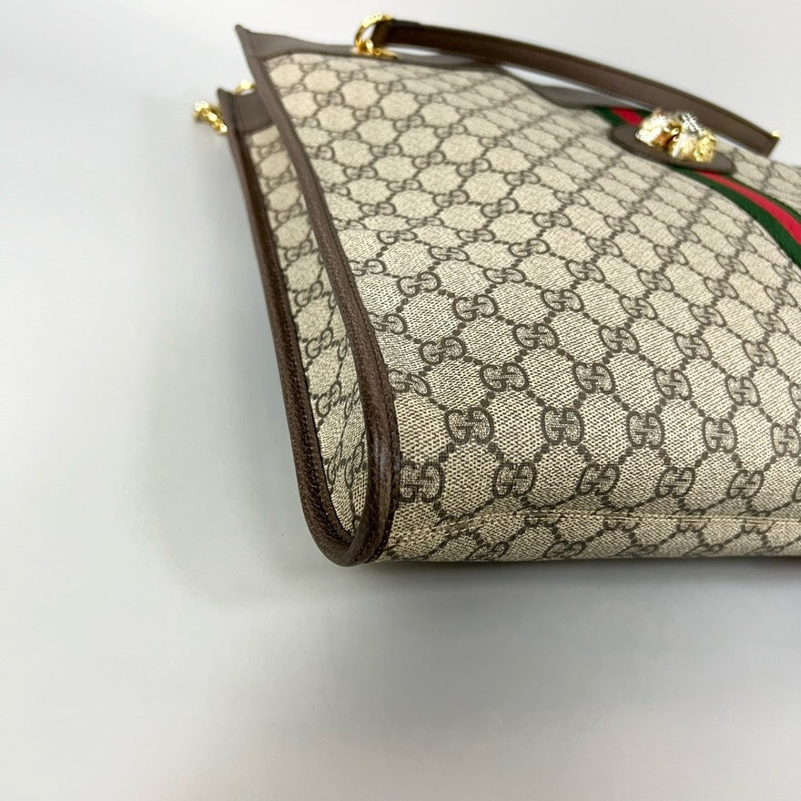 Gucci Ophidia Beige Brown Tote Bag