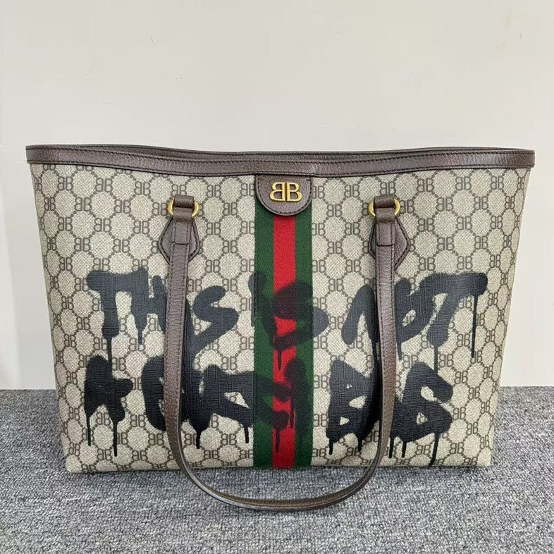 Gucci Ophidia Beige Tote Bag
