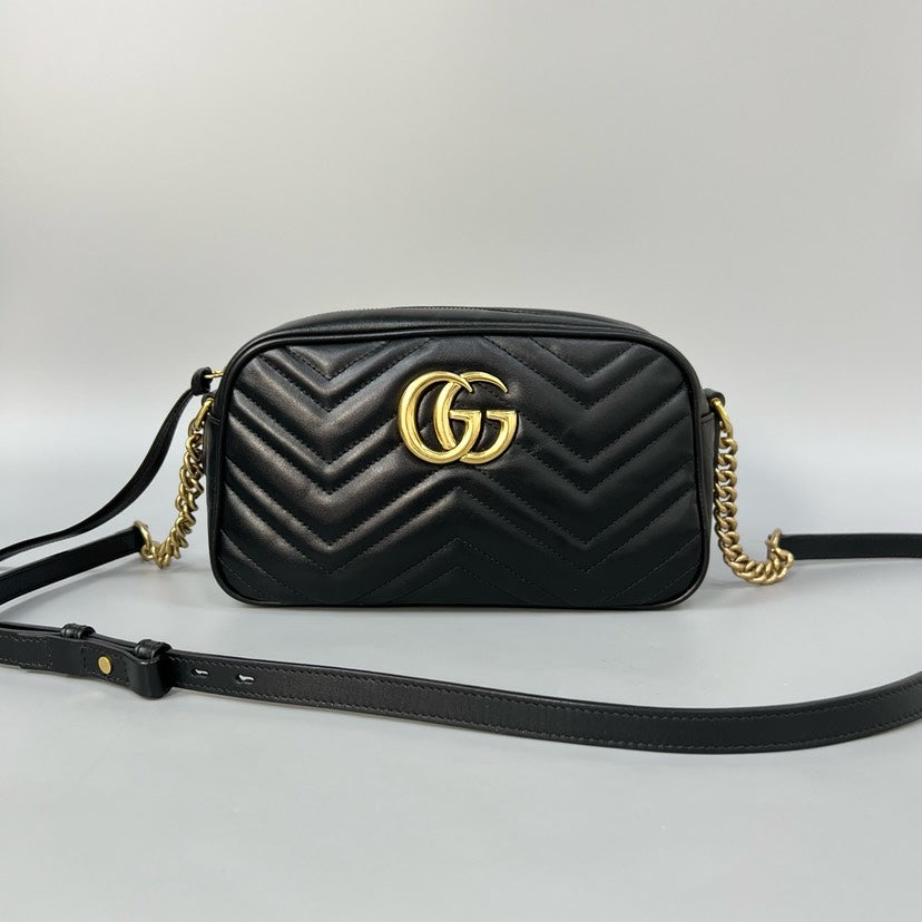 Gucci Marmont Black Camera Bag