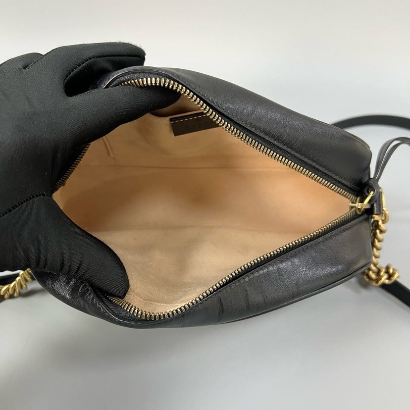 Gucci Marmont Black Camera Bag