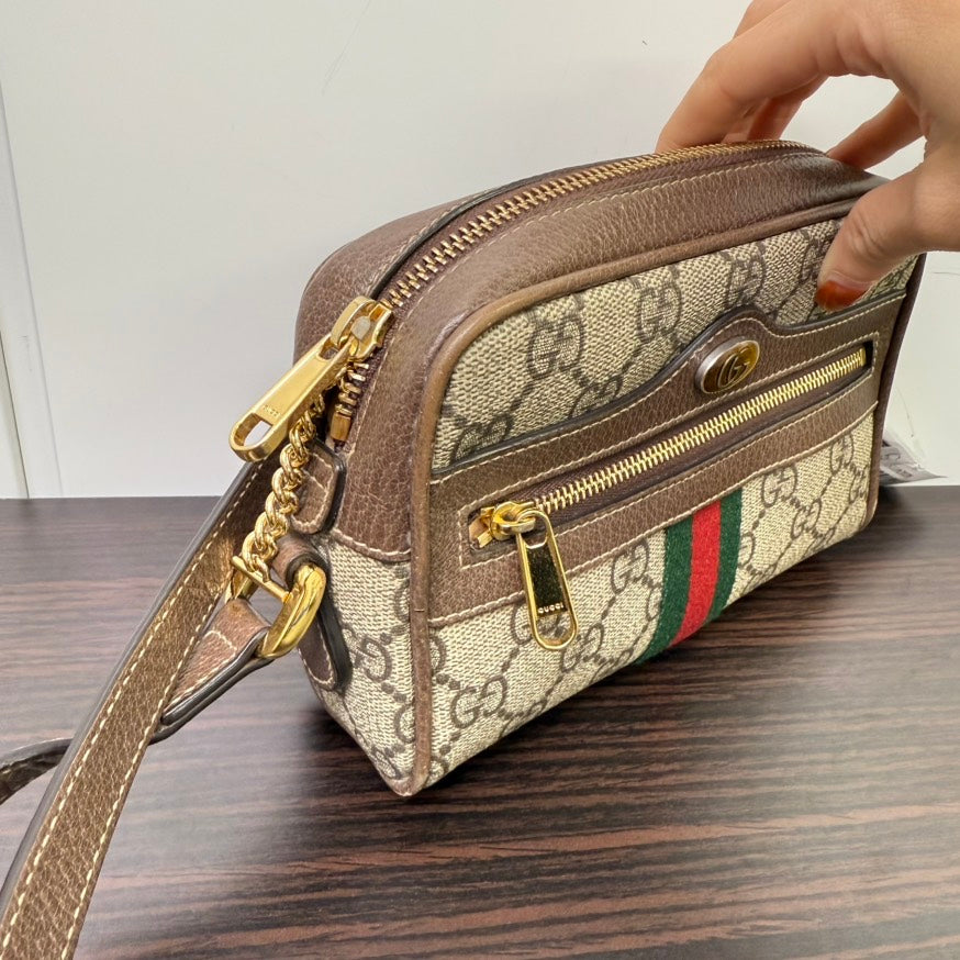 Gucci Ophidia Brown Crossbody Bag