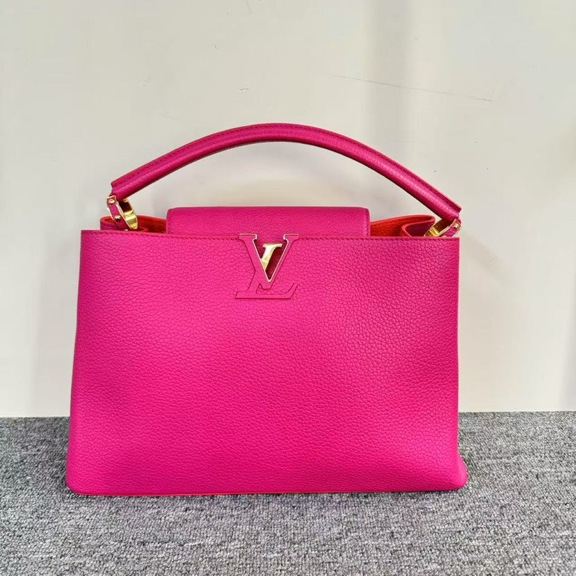 Louis Vuitton Capucines Bag Pink Handbag