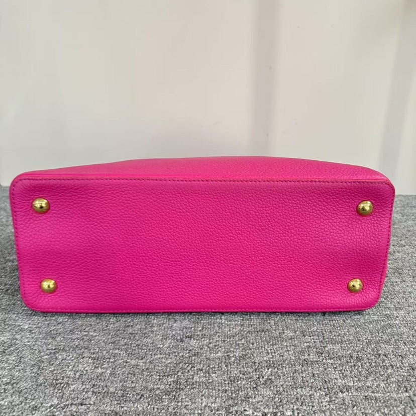 Louis Vuitton Capucines Bag Pink Handbag