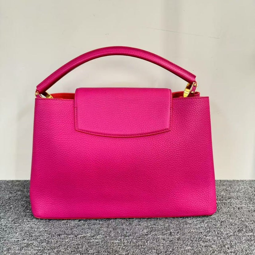 Louis Vuitton Capucines Bag Pink Handbag