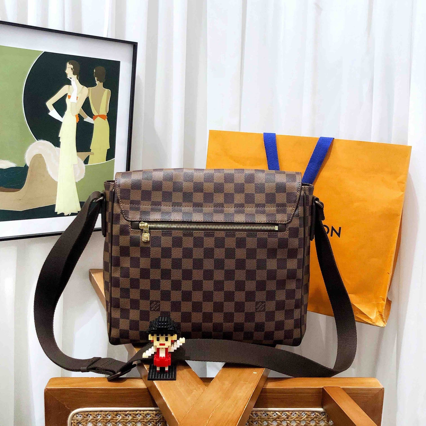 Louis Vuitton Damier Ebene Messenger Bag