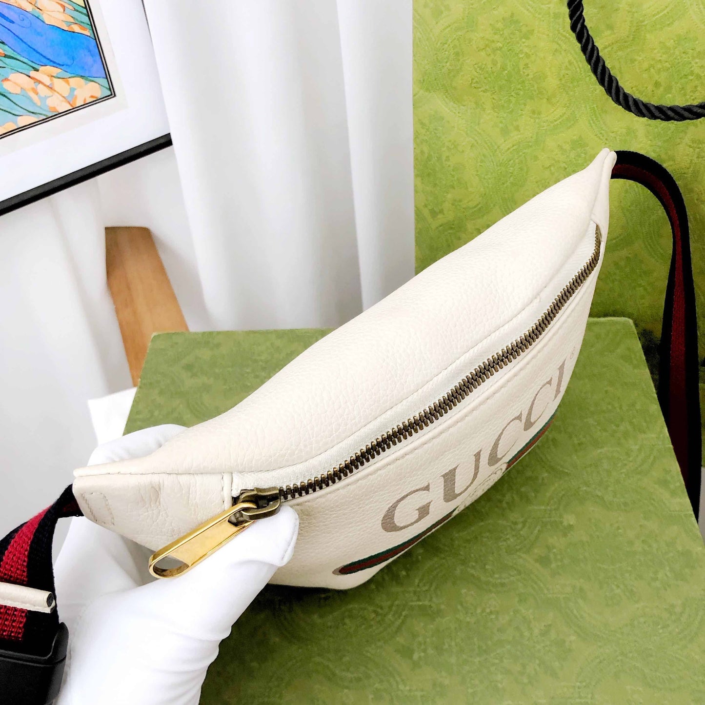 Gucci Belt Bag Off-White Canvas