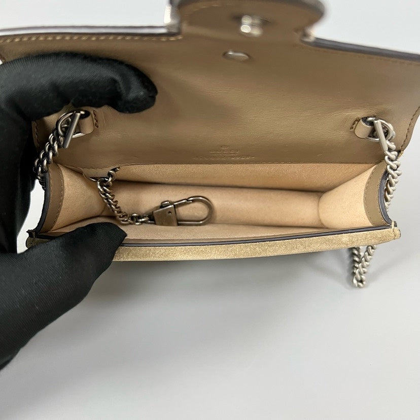 Gucci Dionysus Beige Wallet on Chain
