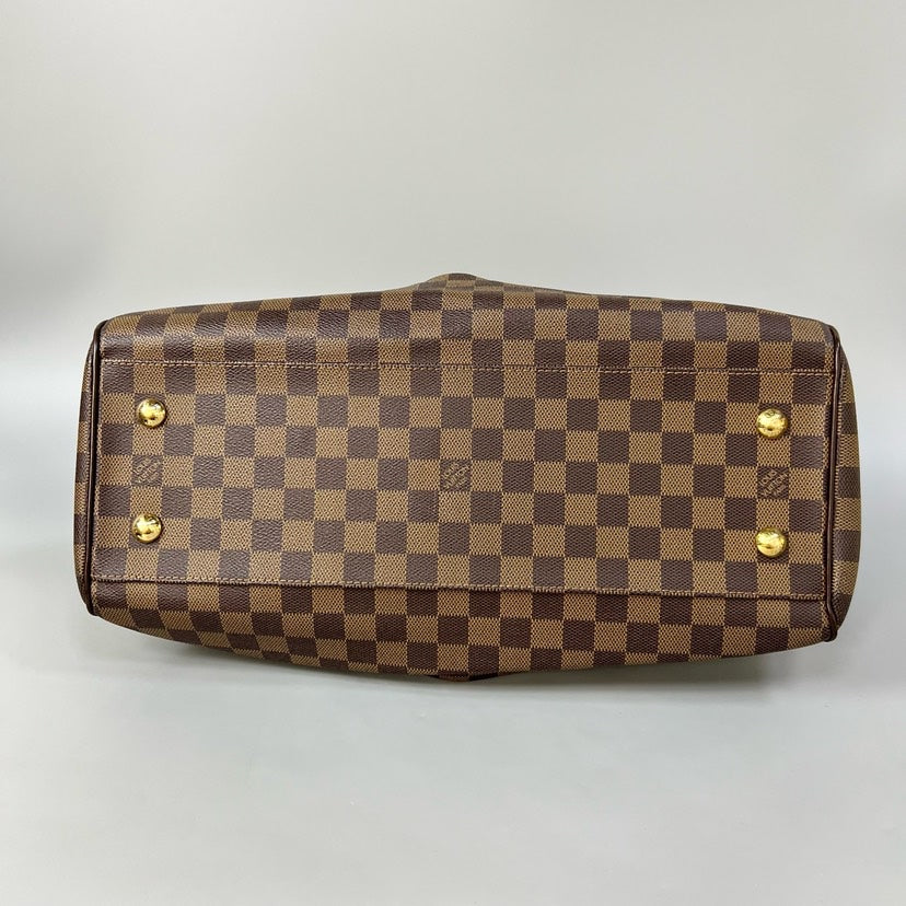 Louis Vuitton Damier Ebene Trevi PM Handbag Brown