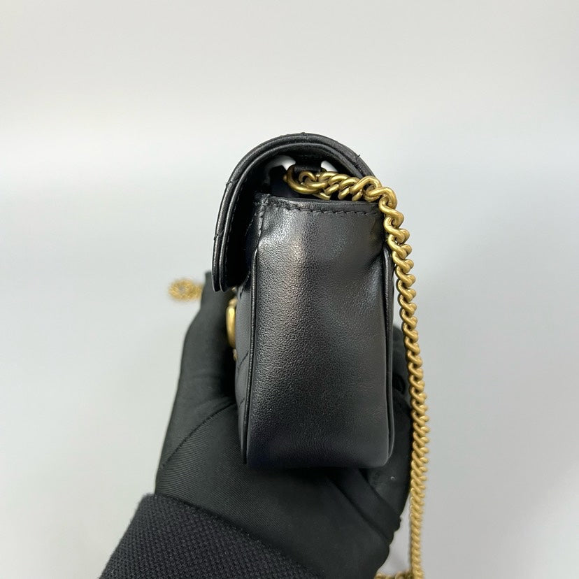 Gucci Marmont Mini Black Crossbody Bag