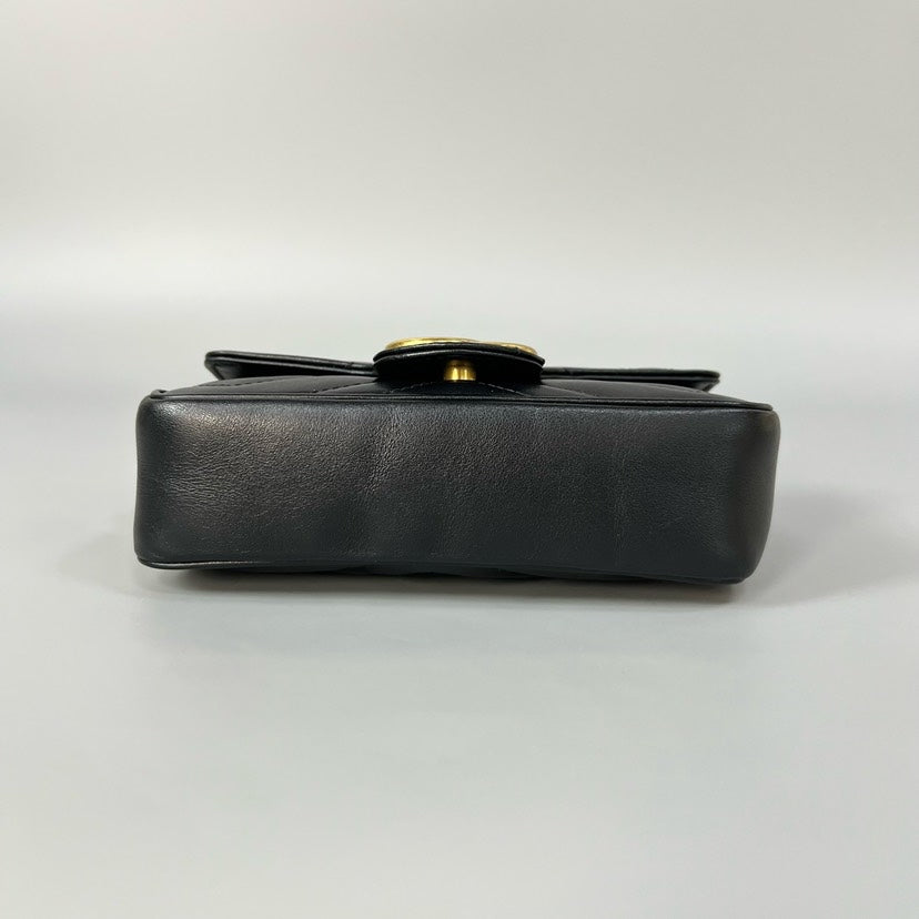 Gucci Marmont Mini Black Crossbody Bag