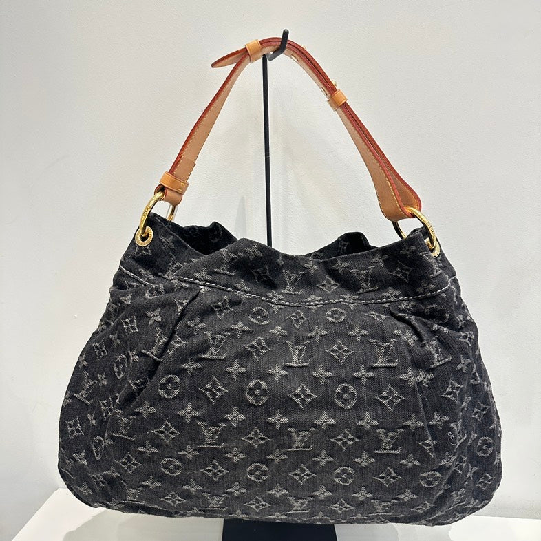 Louis Vuitton Denim Daily PM Black Shoulder Bag - Pre-Loved