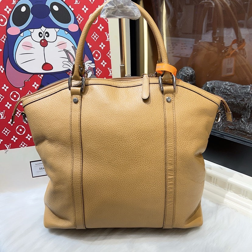 Gucci Hobo Bag Beige Leather Shoulder Bag