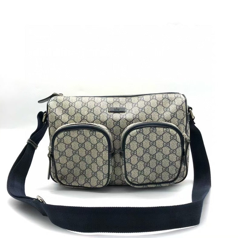 Gucci GG Supreme Beige Crossbody Bag ZZ6626