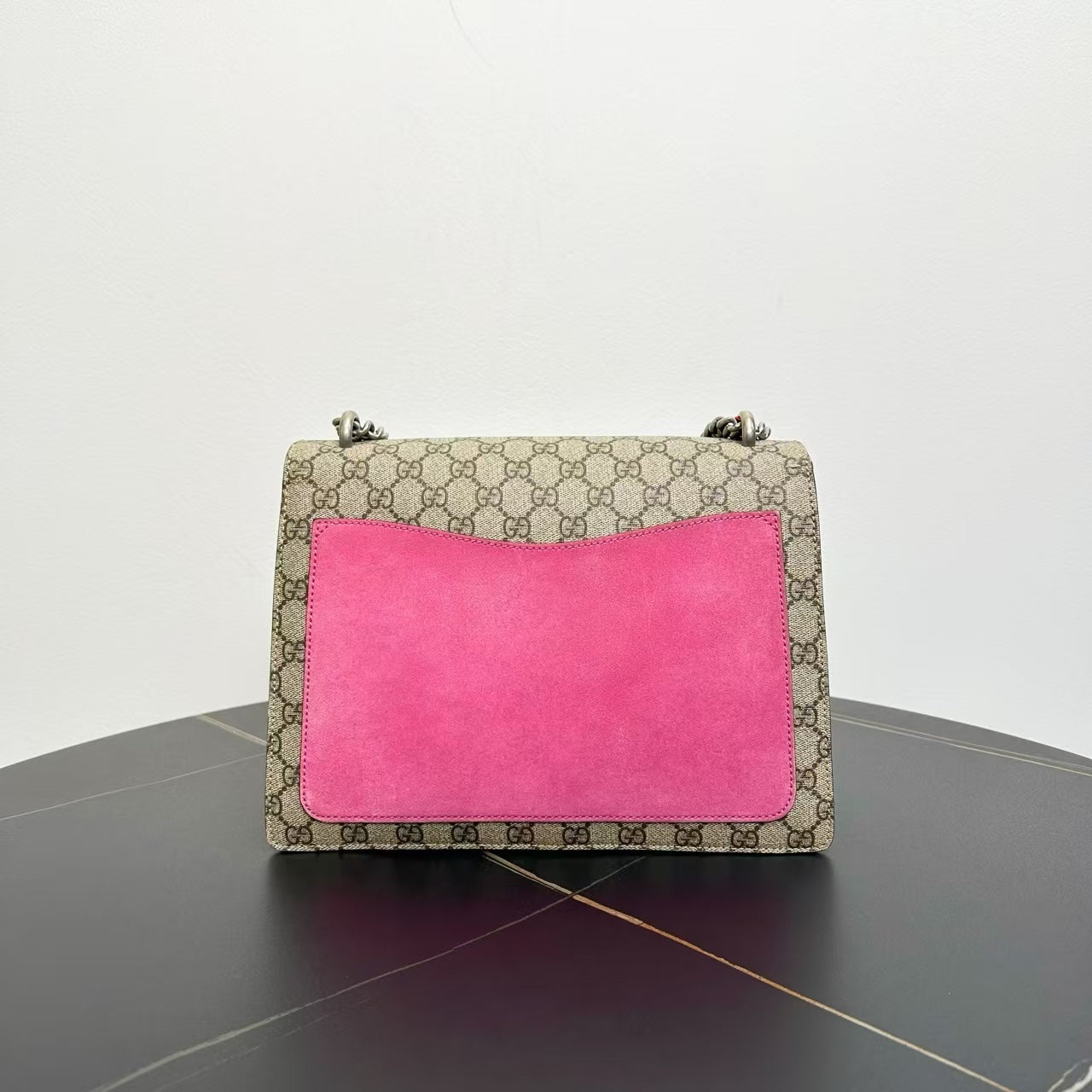 Gucci Dionysus Shoulder Bag Beige Canvas with Embellishments