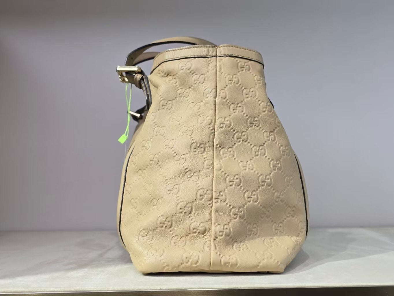 Gucci GG Canvas Beige Tote Bag