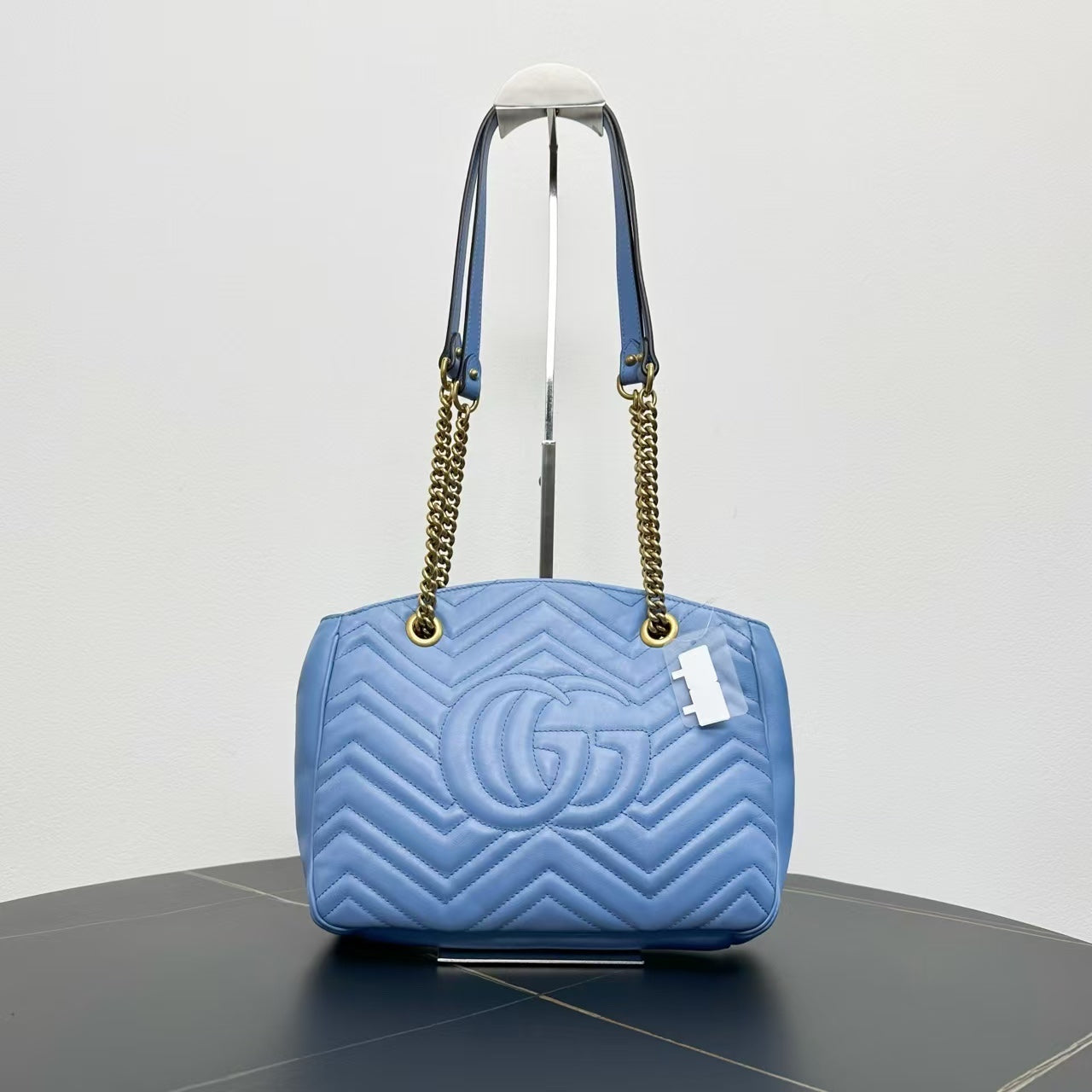 Gucci GG Marmont Blue Tote Bag