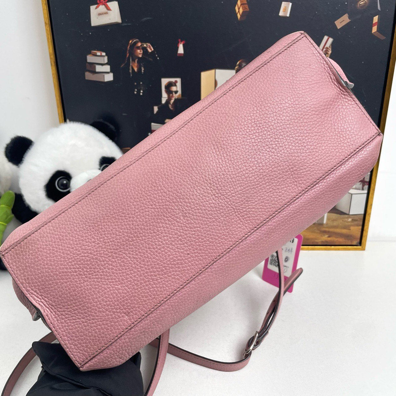 Gucci Bamboo Top Handle Pink Two-Way Bag