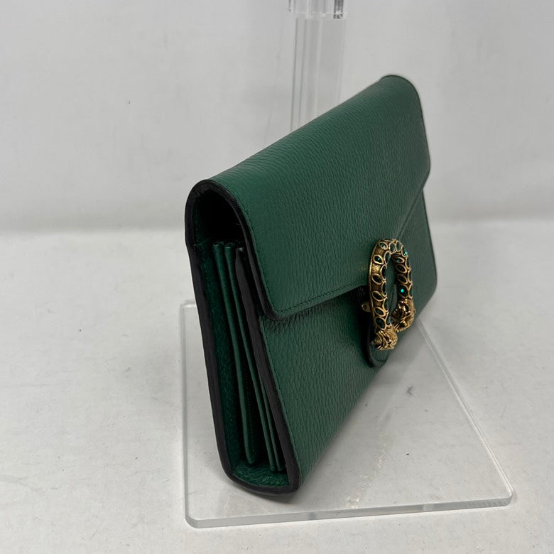 Gucci Dionysus Green Leather Crossbody Bag AF413