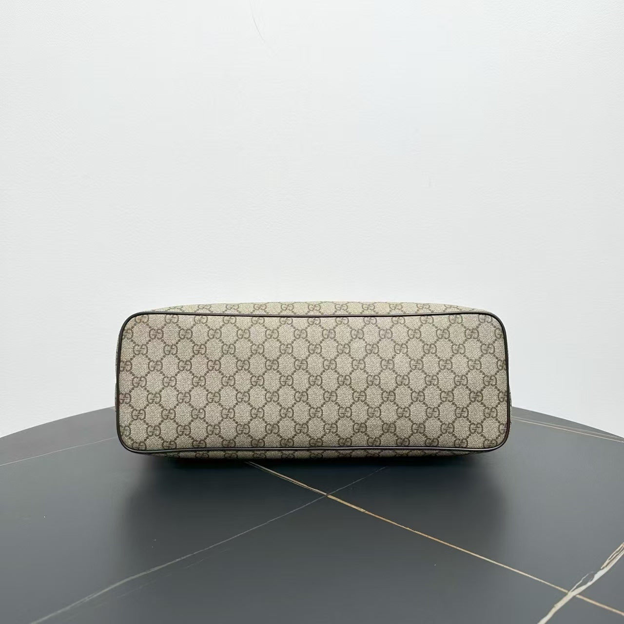 Gucci GG Supreme Beige/Black Tote Bag