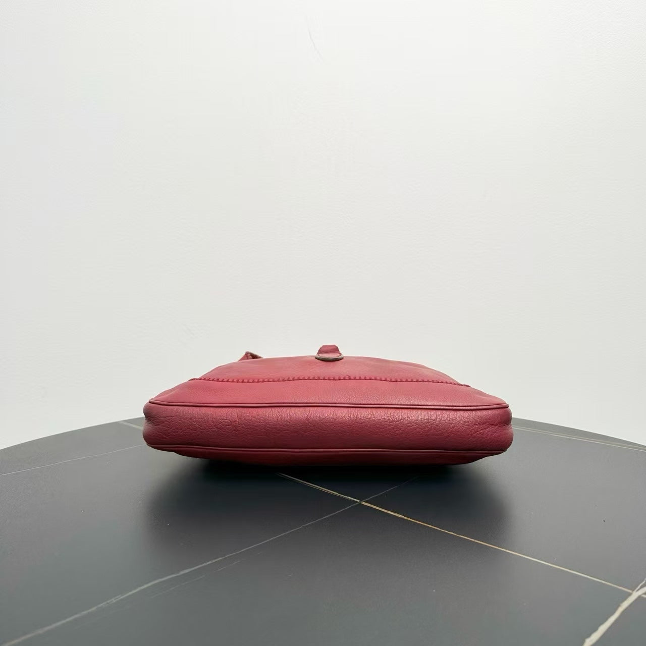 Gucci Red Leather Hobo Tote Bag