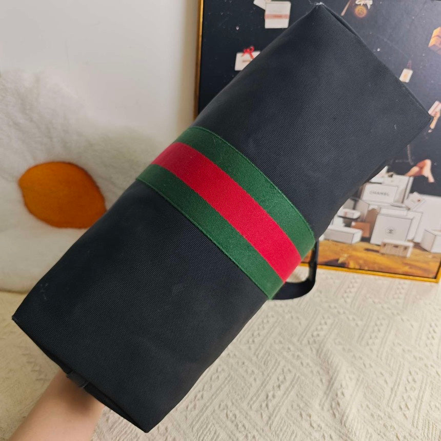 Gucci GG Vintage Black Satchel/Top Handle Bag