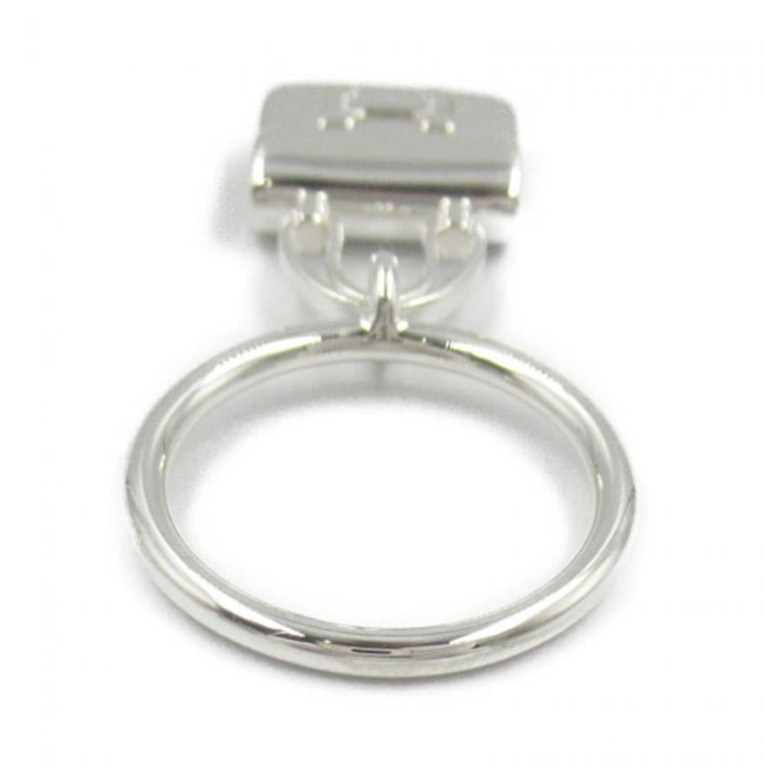 HERMES Constance Amulet Ring Silver Rings