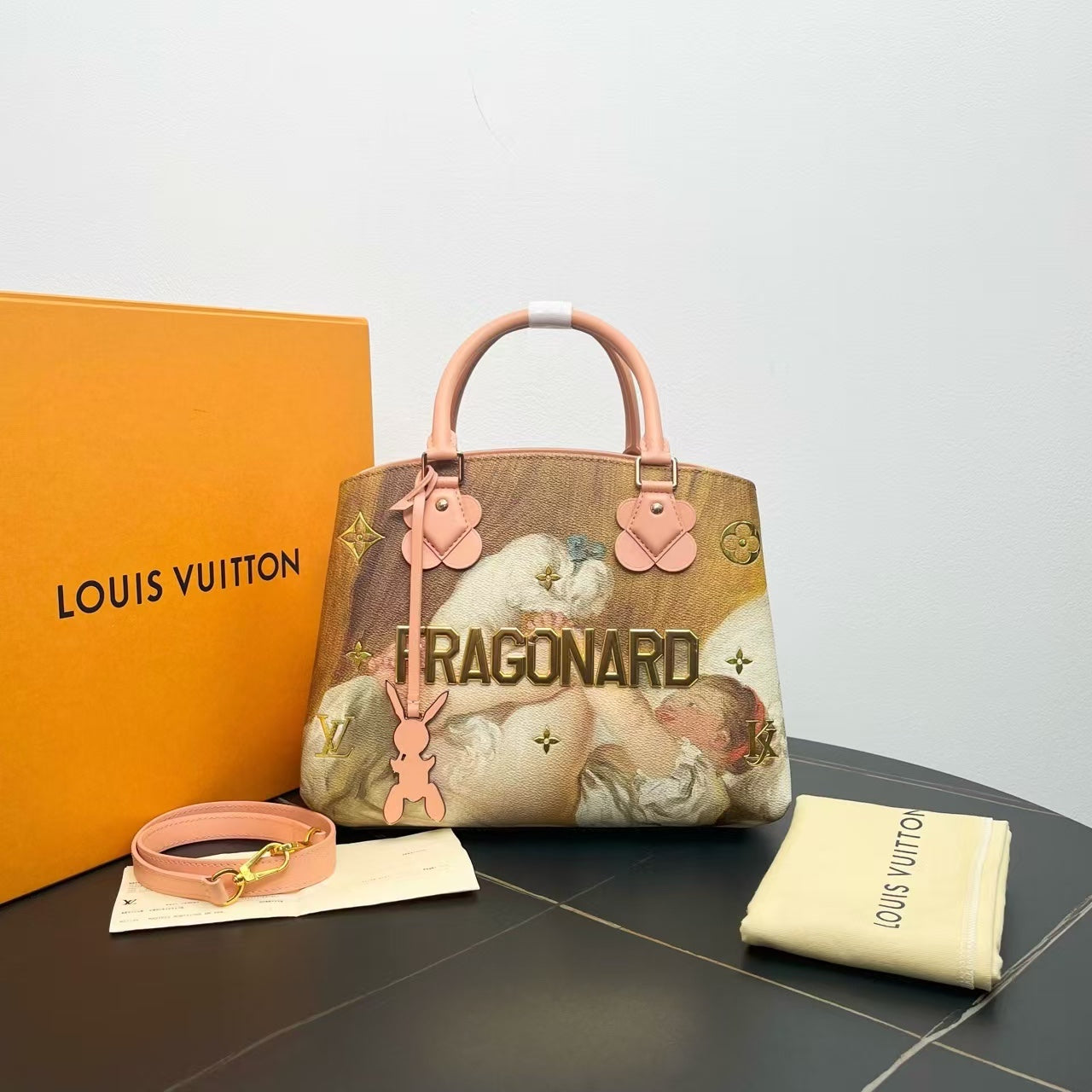 Louis Vuitton Fragonard Pink Two-Way Handle Bag