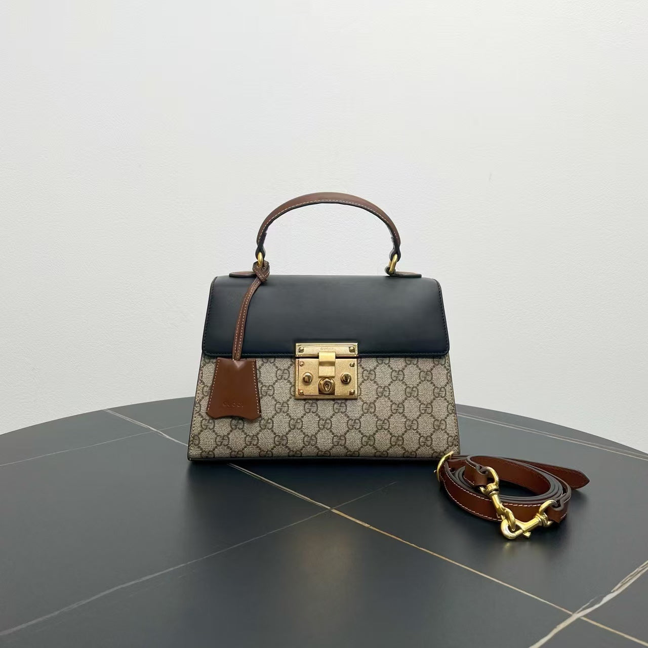 Gucci Padlock Two-Way Bag Beige Shoulder Bag