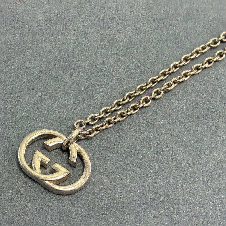 Gucci Pre-loved Necklace 9161 Silver Pendant Chain