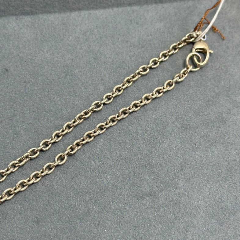 Gucci Pre-loved Necklace 9161 Silver Pendant Chain