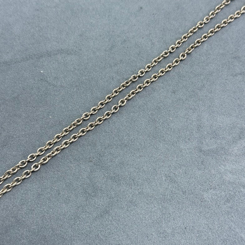 Gucci Pre-loved Necklace 9161 Silver Pendant Chain