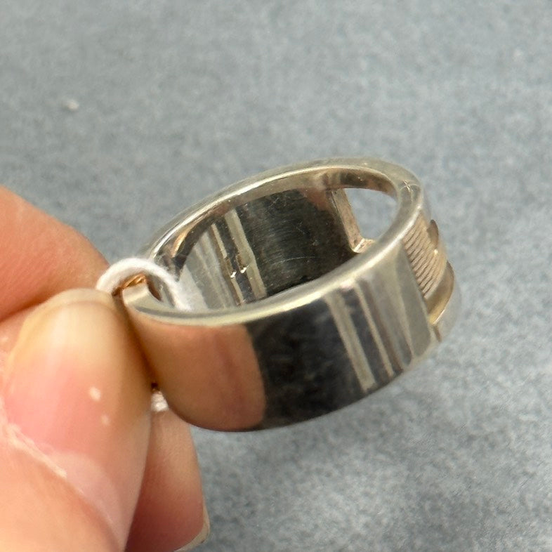 Gucci Interlocking G Silver Ring