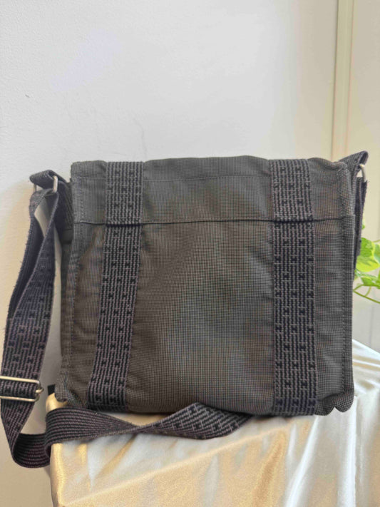 Hermes Tote Bag PM Black Nylon Tote