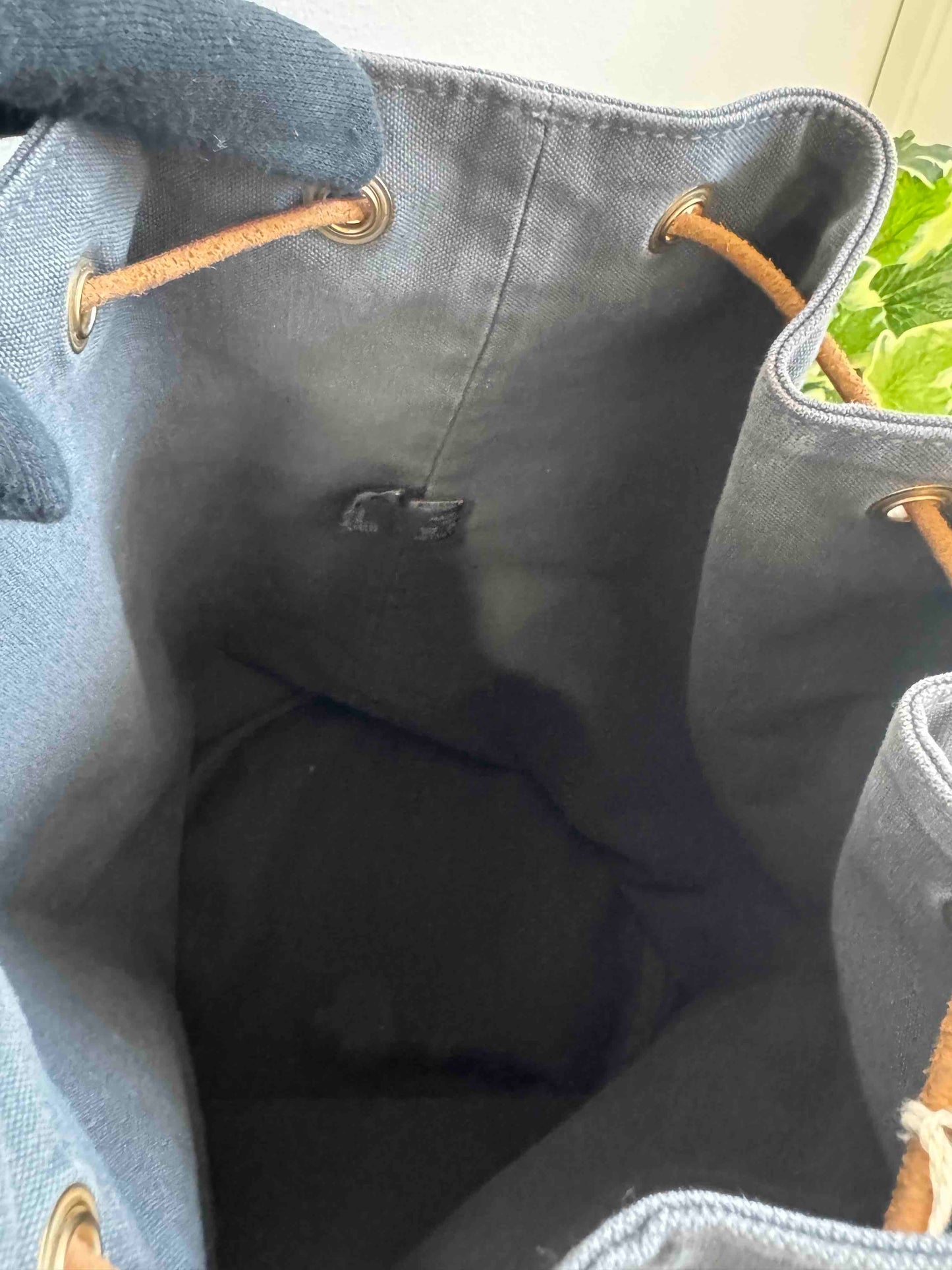Hermes Polochon Bucket Bag in Black Canvas - Luxury Designer Accessory