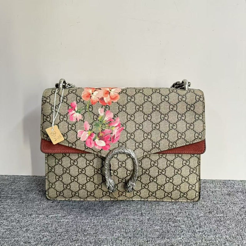 Gucci Dionysus Floral Beige Shoulder Bag