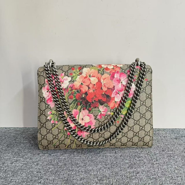 Gucci Dionysus Floral Beige Shoulder Bag