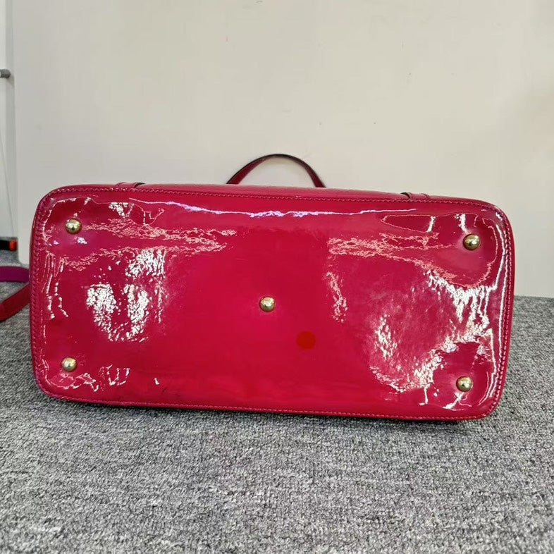 Gucci Preloved Two-Way Pink Leather Satchel Bag
