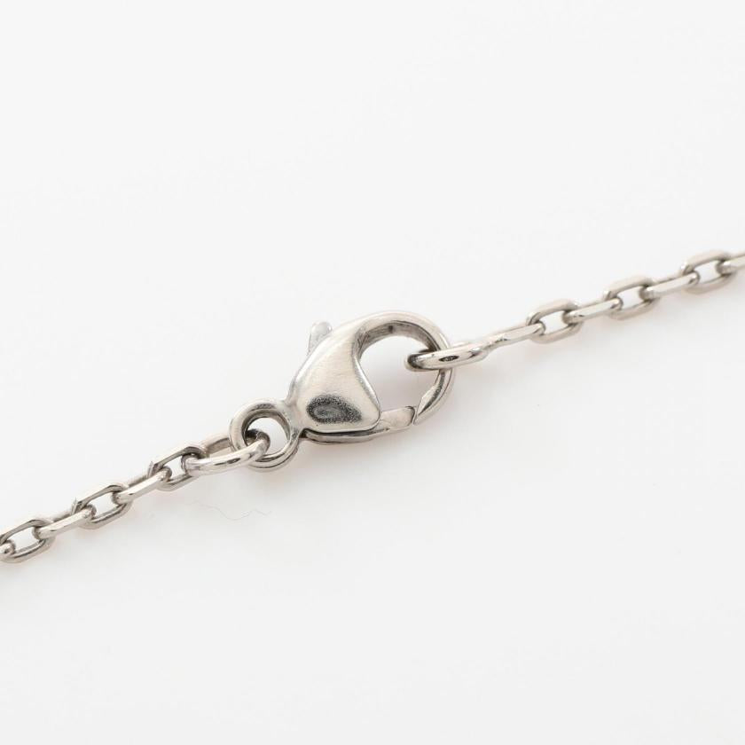Hermes Mini Pop H Necklace Silver White Preloved Jewelry
