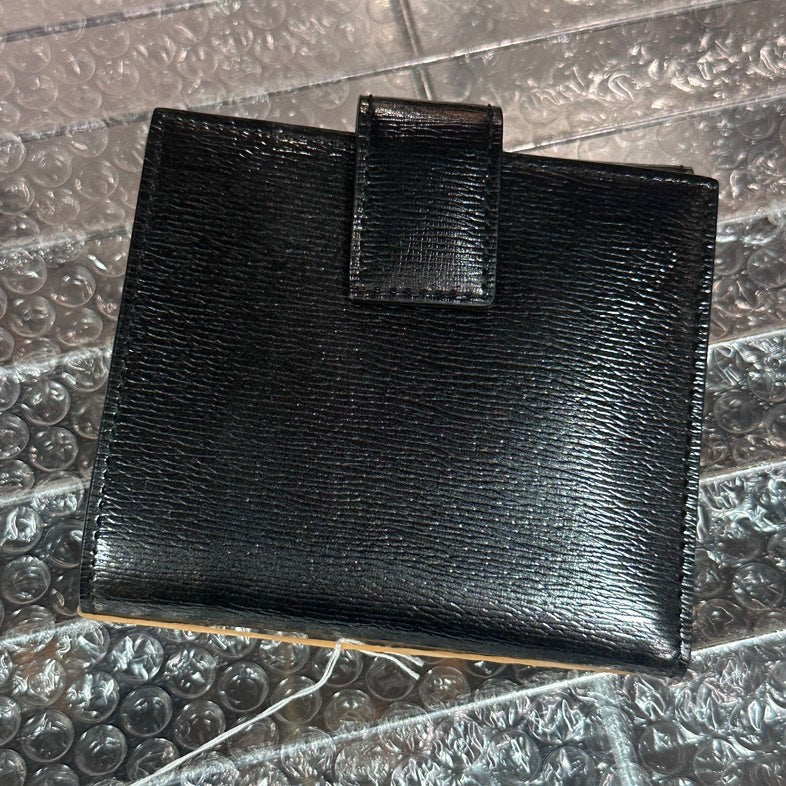 Gucci Pre-loved GG Heart Black Leather Wallet