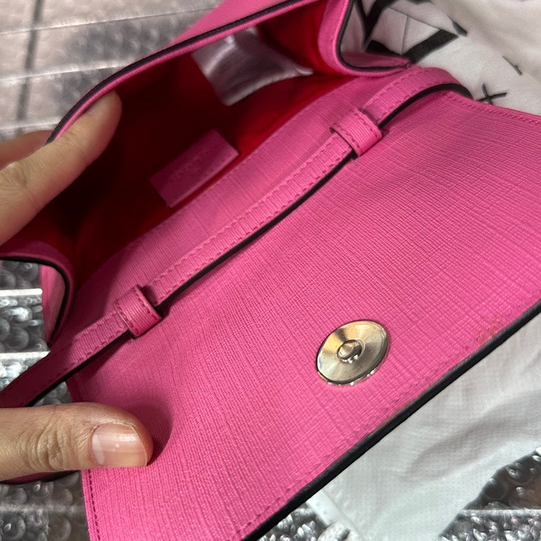 Gucci Animal Face Pink Crossbody Bag – Pre-loved Designer Handbag