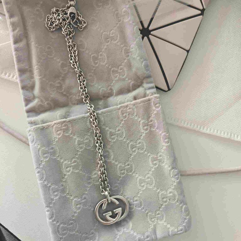 Gucci GG Necklace Silver Pendant Necklace