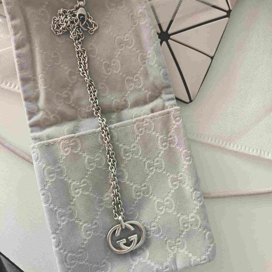 Gucci GG Necklace Silver Pendant Necklace