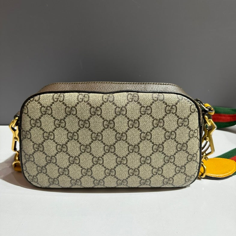 Gucci GG Supreme Monogram Beige Crossbody Bag