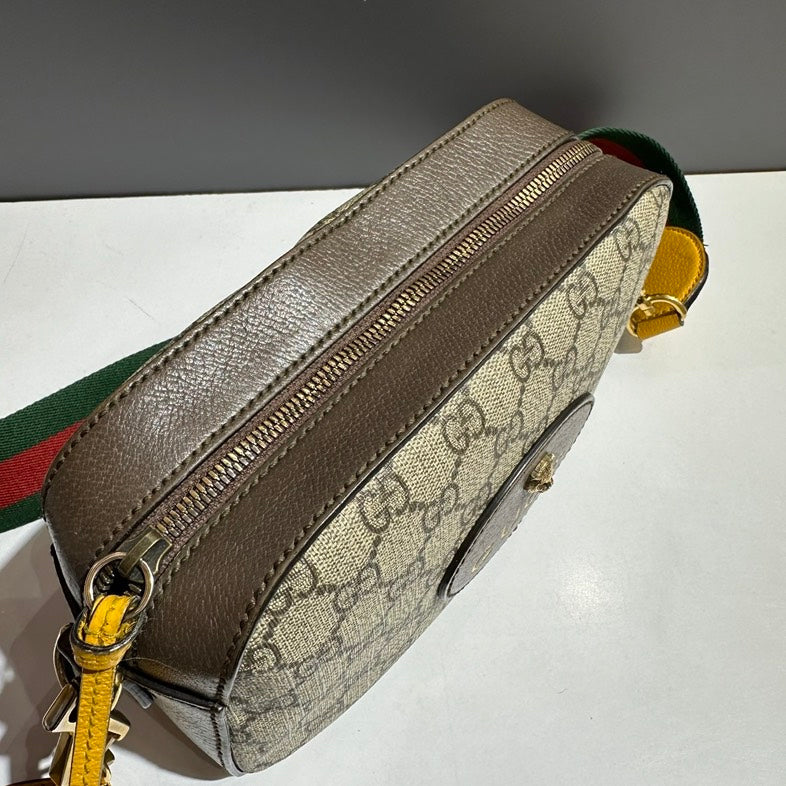 Gucci GG Supreme Monogram Beige Crossbody Bag