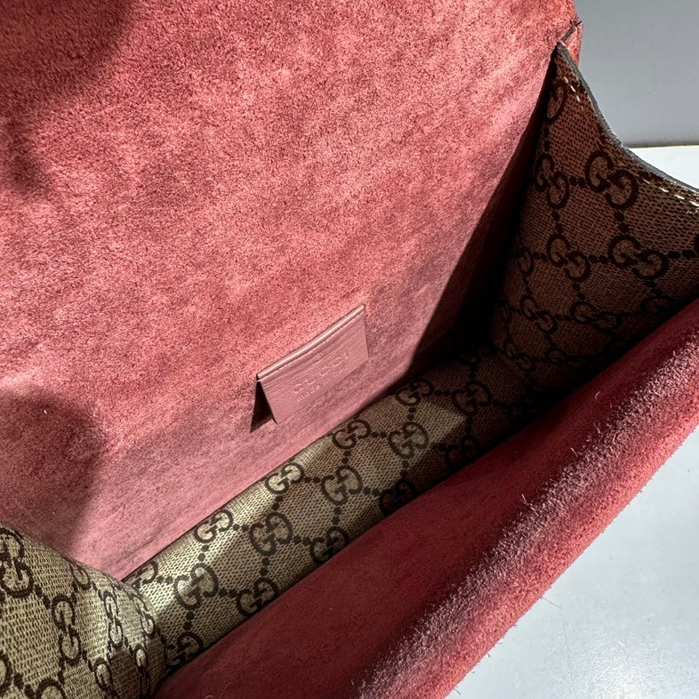 Gucci Dionysus GG Blooms Shoulder Bag Beige Crossbody